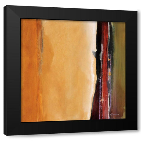 Solar Emission II Black Modern Wood Framed Art Print with Double Matting by Li-Leger, Noah