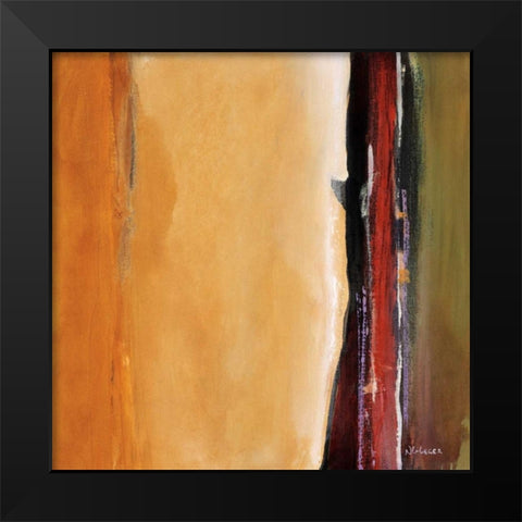 Solar Emission II Black Modern Wood Framed Art Print by Li-Leger, Noah