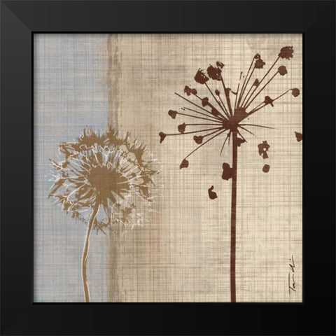 In the Breeze I Black Modern Wood Framed Art Print by Venter, Tandi