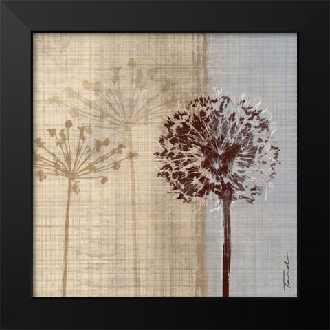In the Breeze II Black Modern Wood Framed Art Print by Venter, Tandi