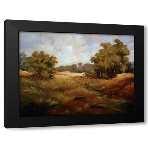 Peaceful Retreat I Black Modern Wood Framed Art Print by Baynes, Maija
