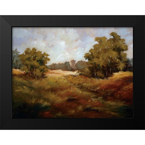 Peaceful Retreat I Black Modern Wood Framed Art Print by Baynes, Maija