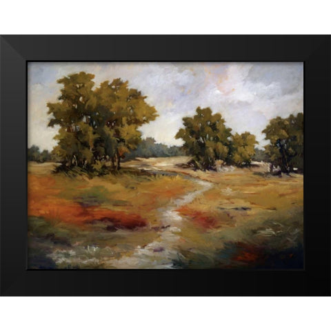 Peaceful Retreat II Black Modern Wood Framed Art Print by Baynes, Maija
