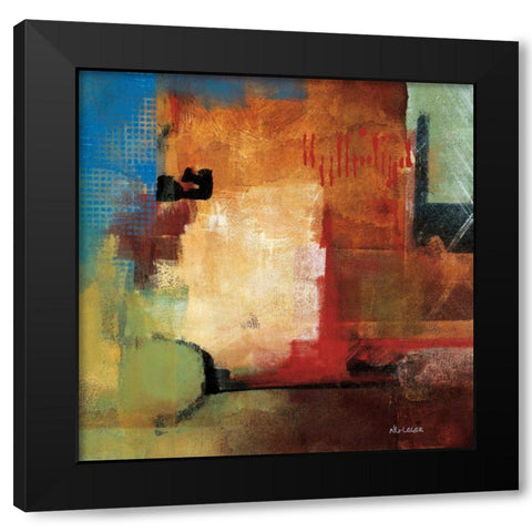 Discoveries Black Modern Wood Framed Art Print with Double Matting by Li-Leger, Noah
