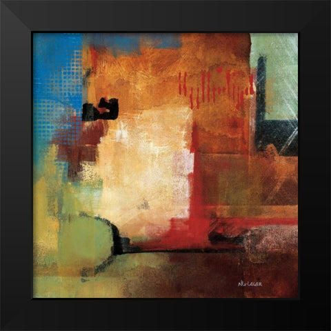 Discoveries Black Modern Wood Framed Art Print by Li-Leger, Noah