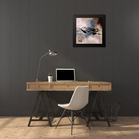 Watery Hollow I Black Modern Wood Framed Art Print by Maitland, Laurie