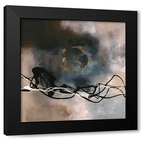 Watery Hollow II Black Modern Wood Framed Art Print with Double Matting by Maitland, Laurie