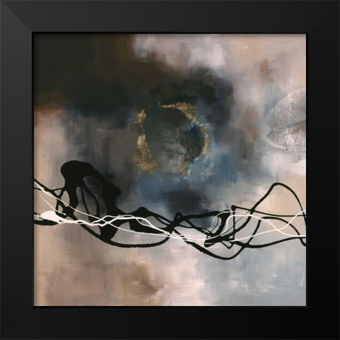 Watery Hollow II Black Modern Wood Framed Art Print by Maitland, Laurie