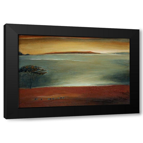 Morning Light Black Modern Wood Framed Art Print with Double Matting by Salemink-Roos, Ursula