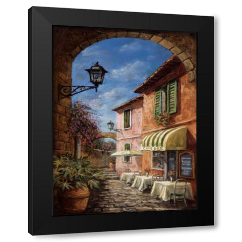 Through the Archway Black Modern Wood Framed Art Print by Surridge, Malcolm
