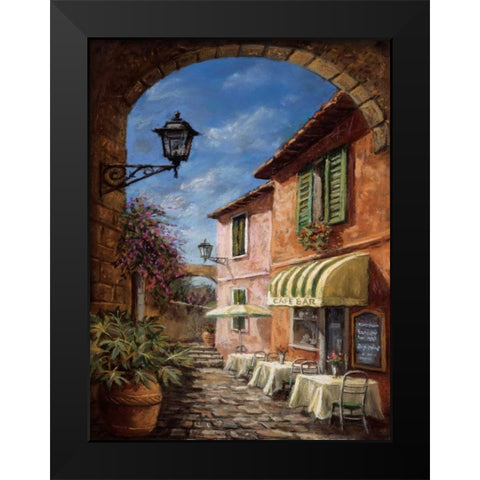 Through the Archway Black Modern Wood Framed Art Print by Surridge, Malcolm