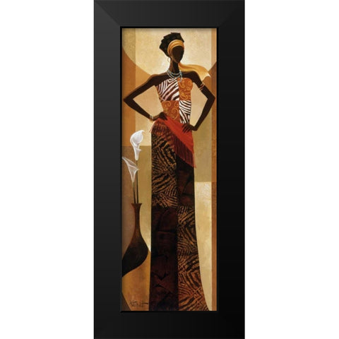 Amira Black Modern Wood Framed Art Print by Mallett, Keith