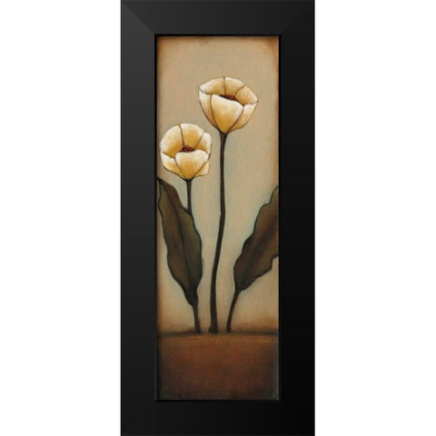 Jardin de Flores I Black Modern Wood Framed Art Print by Alves, Helena