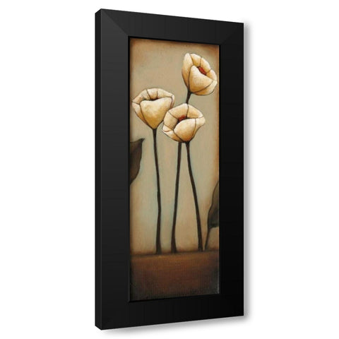 Jardin de Flores II Black Modern Wood Framed Art Print by Alves, Helena