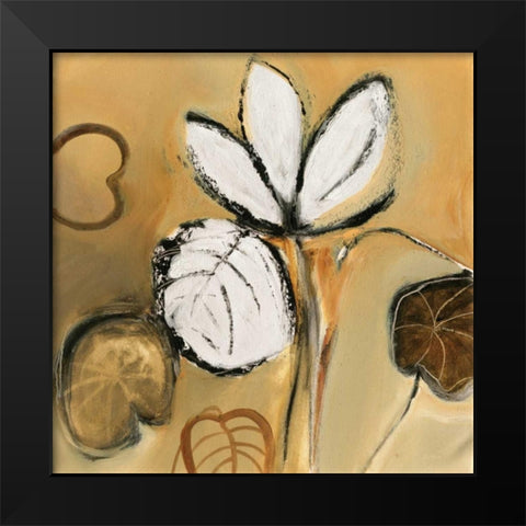 Lily Pond I Black Modern Wood Framed Art Print by Barnes, Natasha