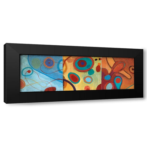 String Theory II Black Modern Wood Framed Art Print by Li-Leger, Don