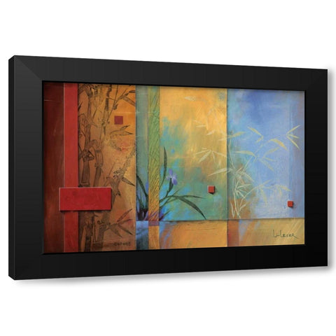 Spa Dreams Black Modern Wood Framed Art Print with Double Matting by Li-Leger, Don