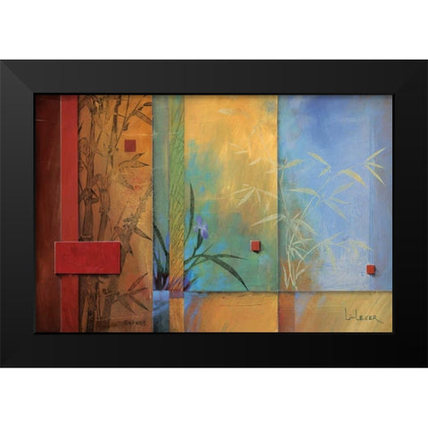 Spa Dreams Black Modern Wood Framed Art Print by Li-Leger, Don