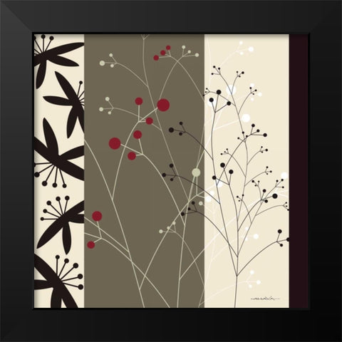 By Design I Black Modern Wood Framed Art Print by Ahava