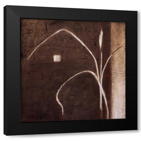 Grass Roots I Black Modern Wood Framed Art Print by Salemink-Roos, Ursula