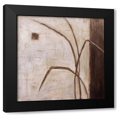 Grass Roots II Black Modern Wood Framed Art Print with Double Matting by Salemink-Roos, Ursula