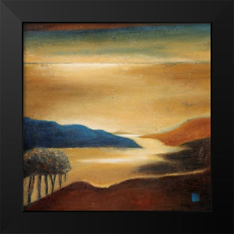 Vista de Costa Brava Black Modern Wood Framed Art Print by Salemink-Roos, Ursula