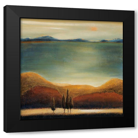Tierra Sol Black Modern Wood Framed Art Print by Salemink-Roos, Ursula