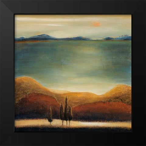 Tierra Sol Black Modern Wood Framed Art Print by Salemink-Roos, Ursula