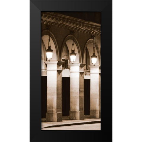 Paris Lights I - Arches I Black Modern Wood Framed Art Print by Maihara/Watt, Jeff/Boyce