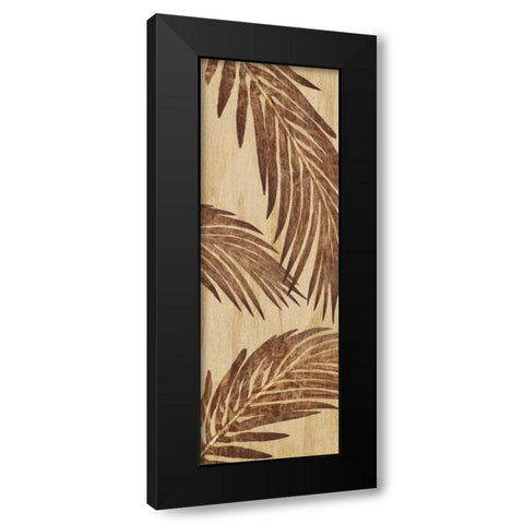 Tiki Grove II Black Modern Wood Framed Art Print with Double Matting by Ahava