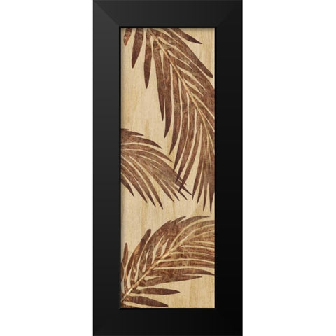 Tiki Grove II Black Modern Wood Framed Art Print by Ahava