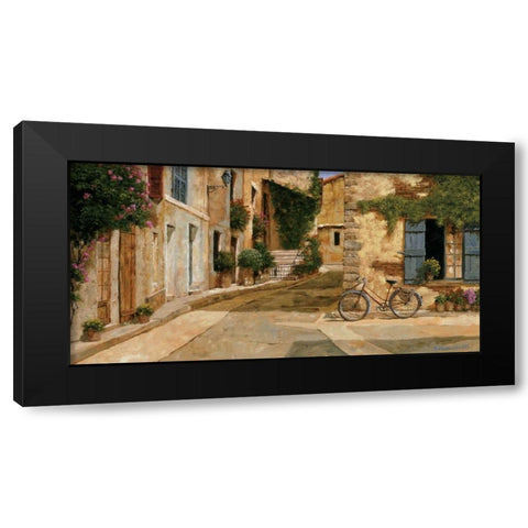 La Livraison Black Modern Wood Framed Art Print by Archambault, Gilles