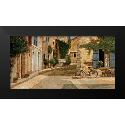 La Livraison Black Modern Wood Framed Art Print by Archambault, Gilles