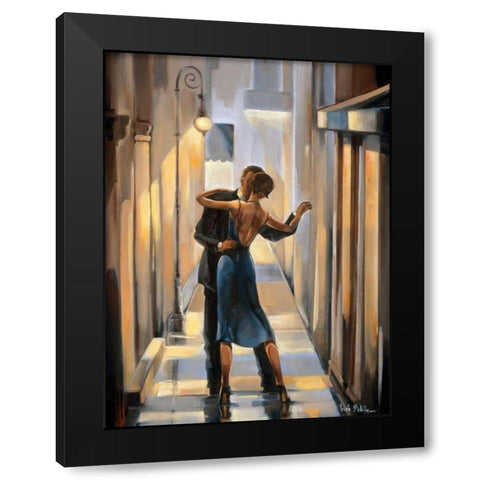 Reflections II Black Modern Wood Framed Art Print with Double Matting by Biddle, Trish
