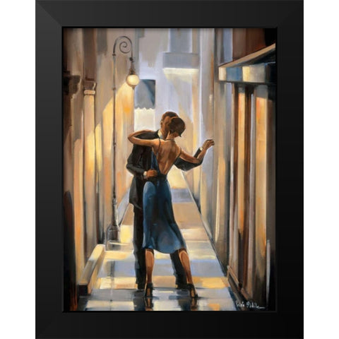 Reflections II Black Modern Wood Framed Art Print by Biddle, Trish