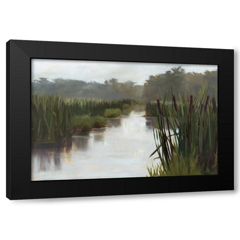 Passage Black Modern Wood Framed Art Print by Lightell, Megan