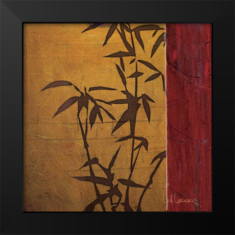 Modern Bamboo II Black Modern Wood Framed Art Print by Li-Leger, Don