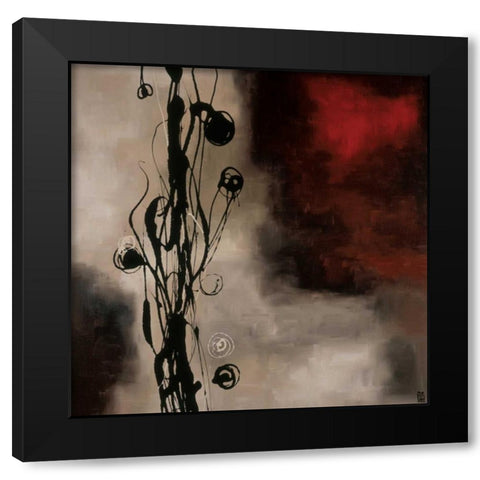 Musical Ideas Black Modern Wood Framed Art Print by Maitland, Laurie