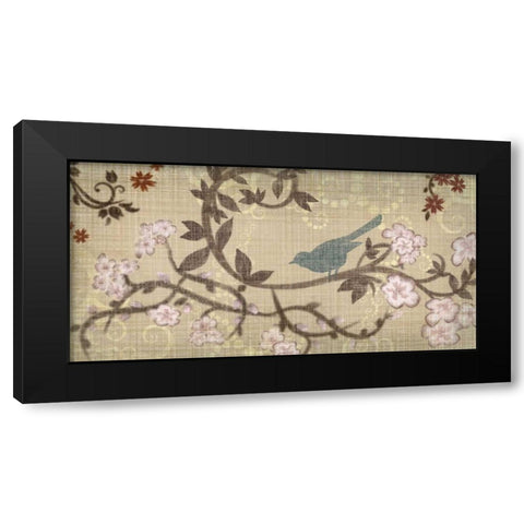Songbird I Black Modern Wood Framed Art Print with Double Matting by Venter, Tandi