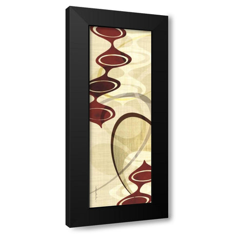 Avant-Garde II Black Modern Wood Framed Art Print by Ahava