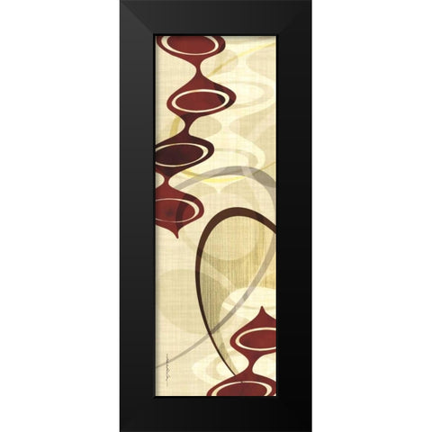 Avant-Garde II Black Modern Wood Framed Art Print by Ahava