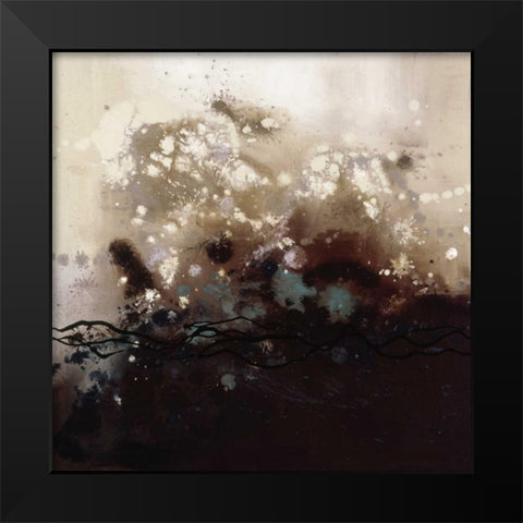 Constellations I Black Modern Wood Framed Art Print by Maitland, Laurie
