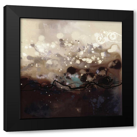 Constellations II Black Modern Wood Framed Art Print by Maitland, Laurie