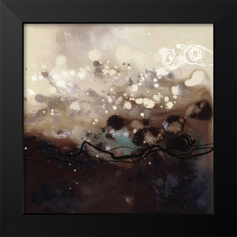 Constellations II Black Modern Wood Framed Art Print by Maitland, Laurie