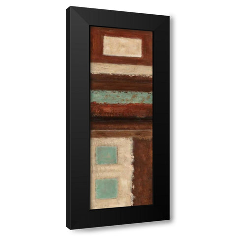 Connections on Impulse I Black Modern Wood Framed Art Print by Salemink-Roos, Ursula