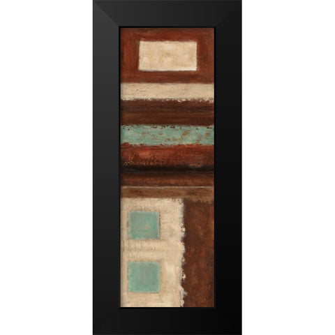 Connections on Impulse I Black Modern Wood Framed Art Print by Salemink-Roos, Ursula