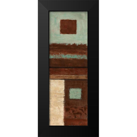 Connections on Impulse II Black Modern Wood Framed Art Print by Salemink-Roos, Ursula