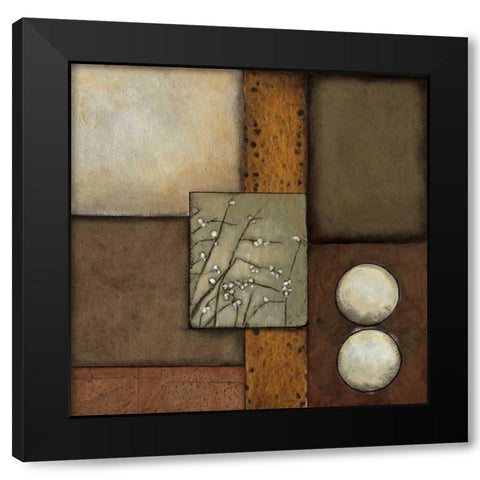 Pussy Willows I Black Modern Wood Framed Art Print by St.Germain, Patrick