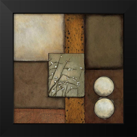 Pussy Willows I Black Modern Wood Framed Art Print by St.Germain, Patrick