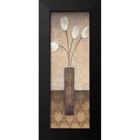 Opal Accent II Black Modern Wood Framed Art Print by Eve